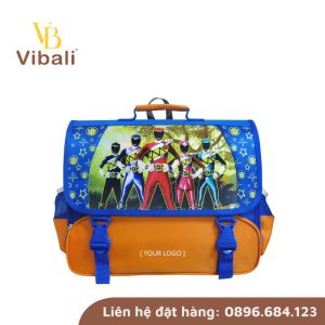 Vibali - Xưởng may cặp học sinh tiểu học theo yêu cầu giá tốt HCM cặp cấp 1 quai ngang in họa tiết theo yêu cầu