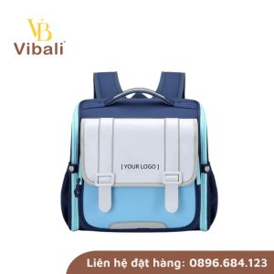 Vibali - Xưởng may cặp học sinh tiểu học theo yêu cầu giá tốt HCM cap cap 1 quai ngang thiet ke theo yeu cau