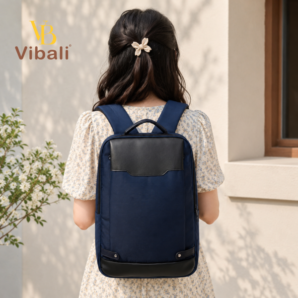 Balo laptop VBB091 phối da Balo laptop VBB091 phối da