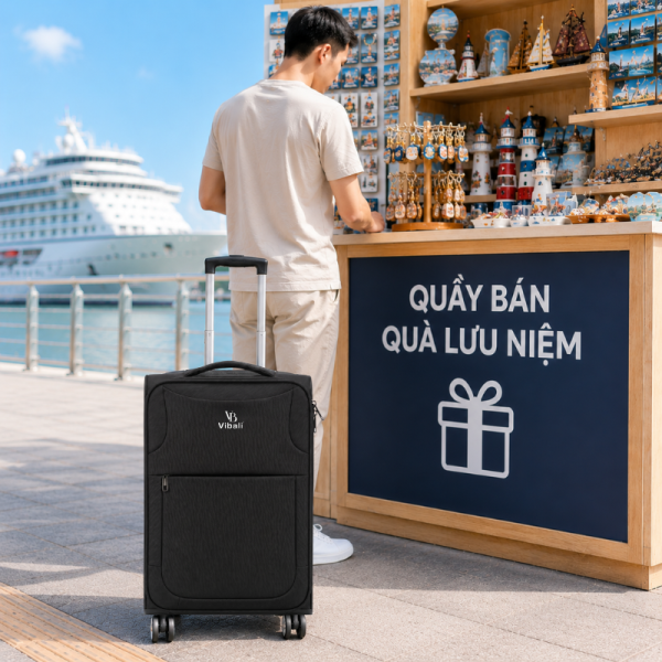 Vali vải in logo làm quà tặng VBV034 Vali vải in logo làm quà tặng VBV034