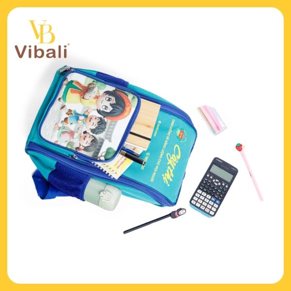 Balo tiểu học - in đơn vị tài trợ cháo cây thị VBB108