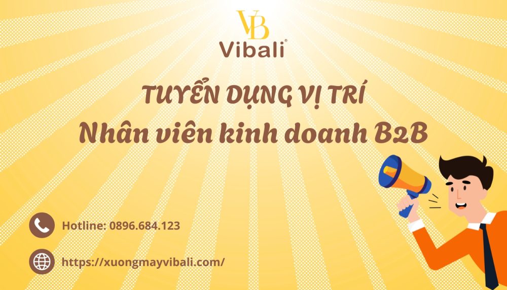 TUYEN DUNG VI TRI nhan vien kinh doanh B2B
