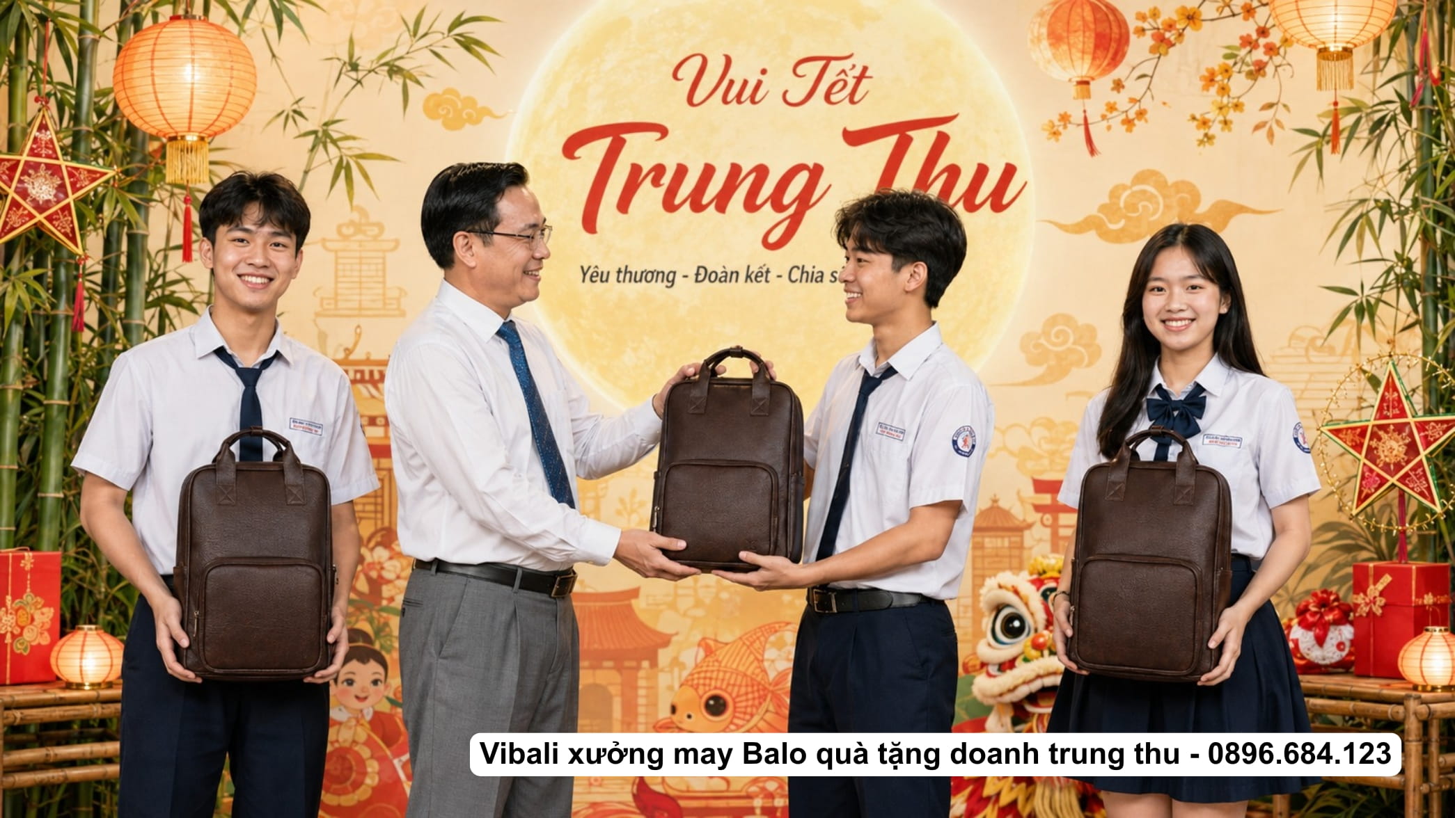 balo in logo qua tang trung thu thiet thuc cho hoc sinh sinh vien