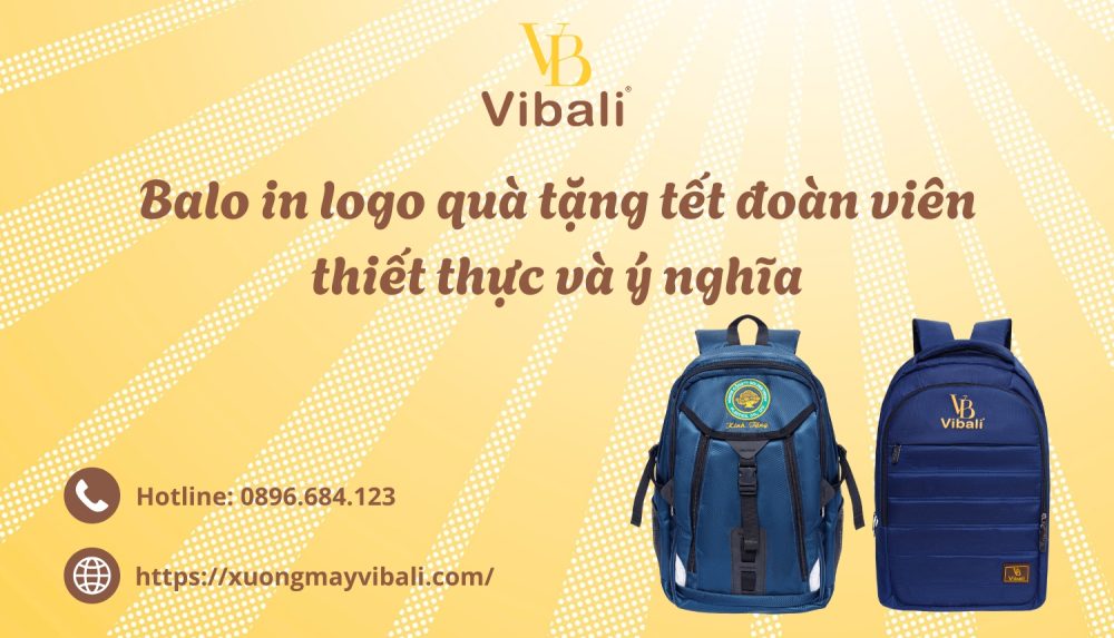 Balo in logo qua tang tet doan vien thiet thuc va y nghia