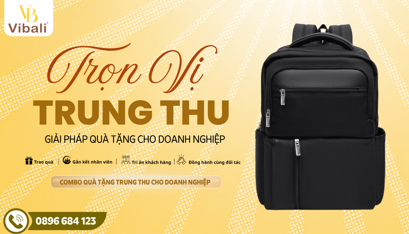 Quà tặng Trung thu doanh nghiệp – 5 mẫu balo thiết thực cho nhân viên và đối tác Balo quà tặng Trung thu – lựa chọn thiết thực dành cho nhân viên, khách hàng và đối tác.