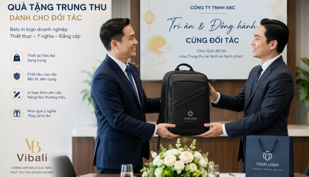Quà tặng Trung thu doanh nghiệp – 5 mẫu balo thiết thực cho nhân viên và đối tác Balo quà tặng Trung thu – lựa chọn thiết thực dành cho nhân viên, khách hàng và đối tác.