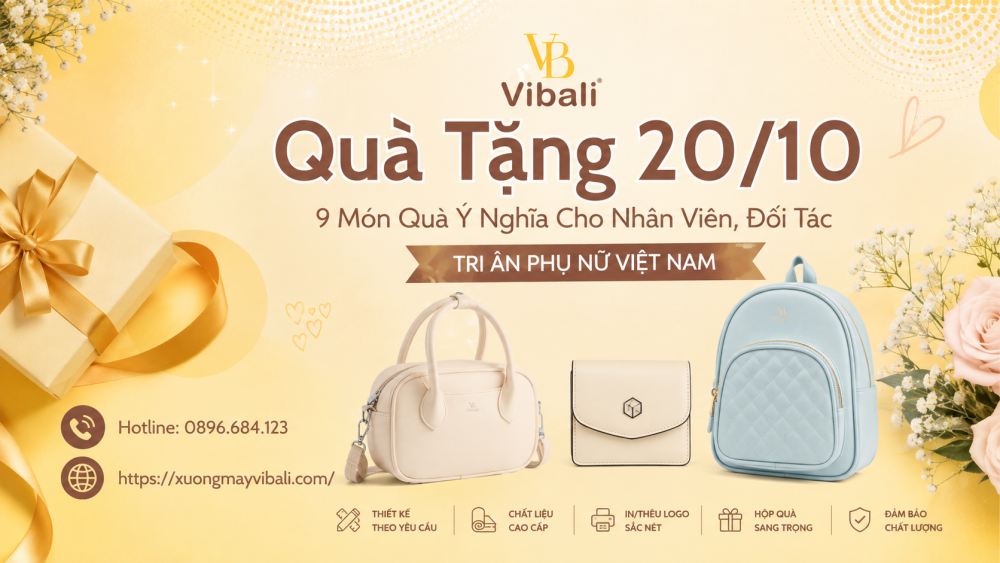 Quà Tặng 20/10: 9 Món Quà Ý Nghĩa Cho Nhân Viên, Đối Tác Quà tặng 20/10 thiết thực dành cho nhân viên, khách hàng và đối tác nữ.