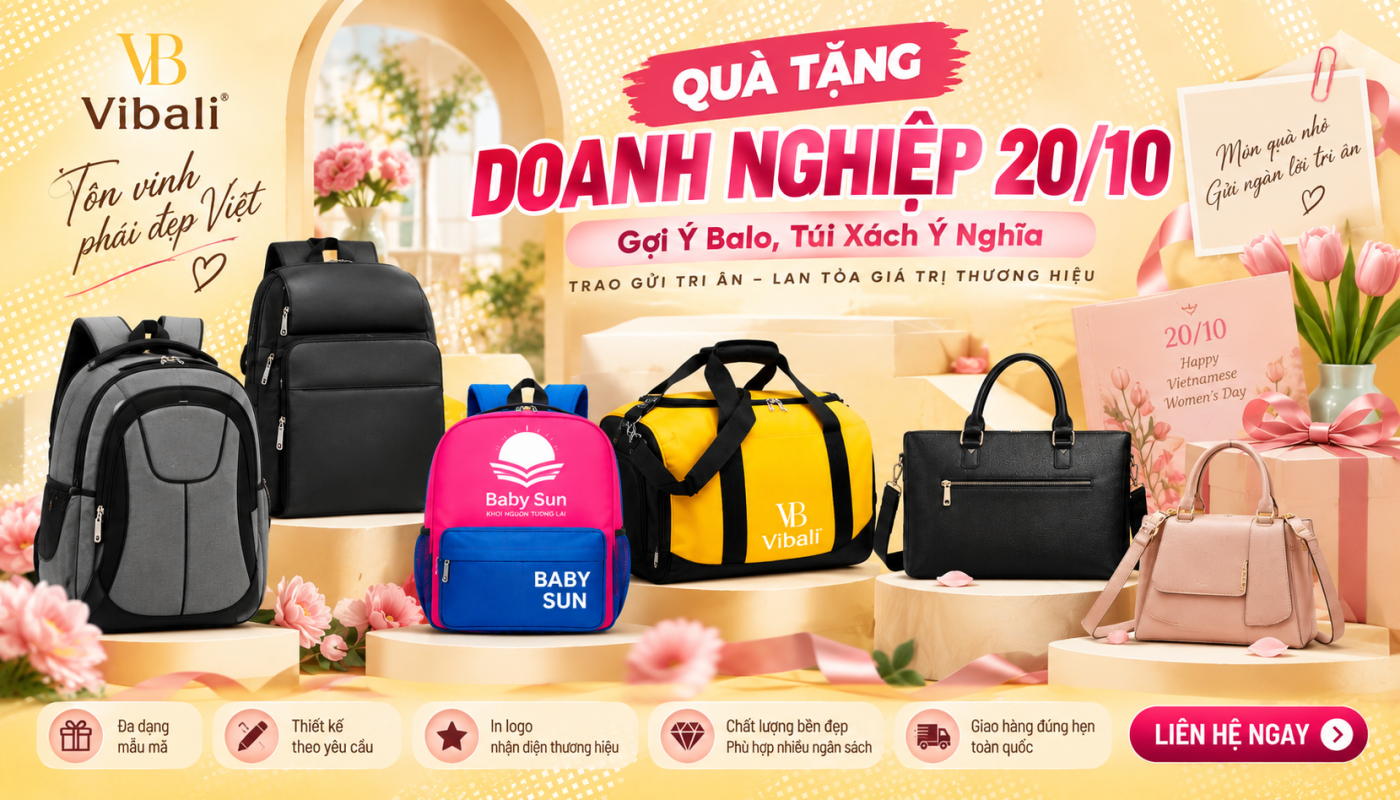 Quà Tặng Doanh Nghiệp 20/10: Gợi Ý Balo, Túi Xách Ý Nghĩa Cho Nhân Viên Nữ