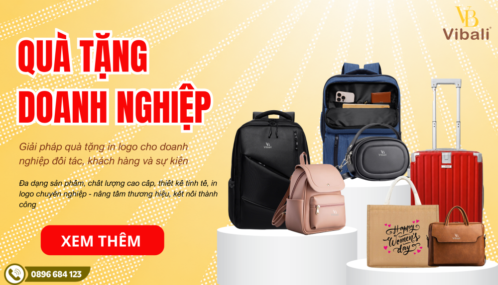 Quà Tặng Doanh Nghiệp TPHCM – Mẫu Đẹp, In Logo Theo Yêu Cầu Logo doanh nghiệp được thể hiện trên sản phẩm theo yêu cầu.