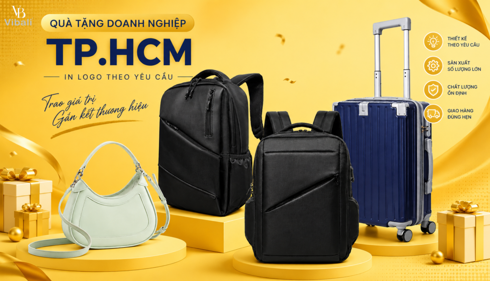 Quà Tặng Doanh Nghiệp TPHCM – Mẫu Đẹp, In Logo Theo Yêu Cầu Balo in logo – lựa chọn thiết thực cho quà tặng doanh nghiệp.