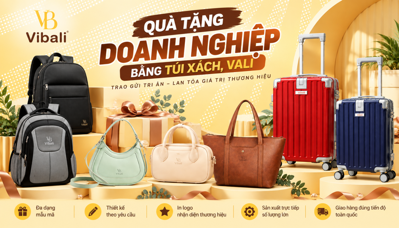 Túi Xách – Vali Quà Tặng Doanh Nghiệp In Logo Từ 50 Cái Túi Xách – Vali Quà Tặng Doanh Nghiệp In Logo Từ 50 Cái