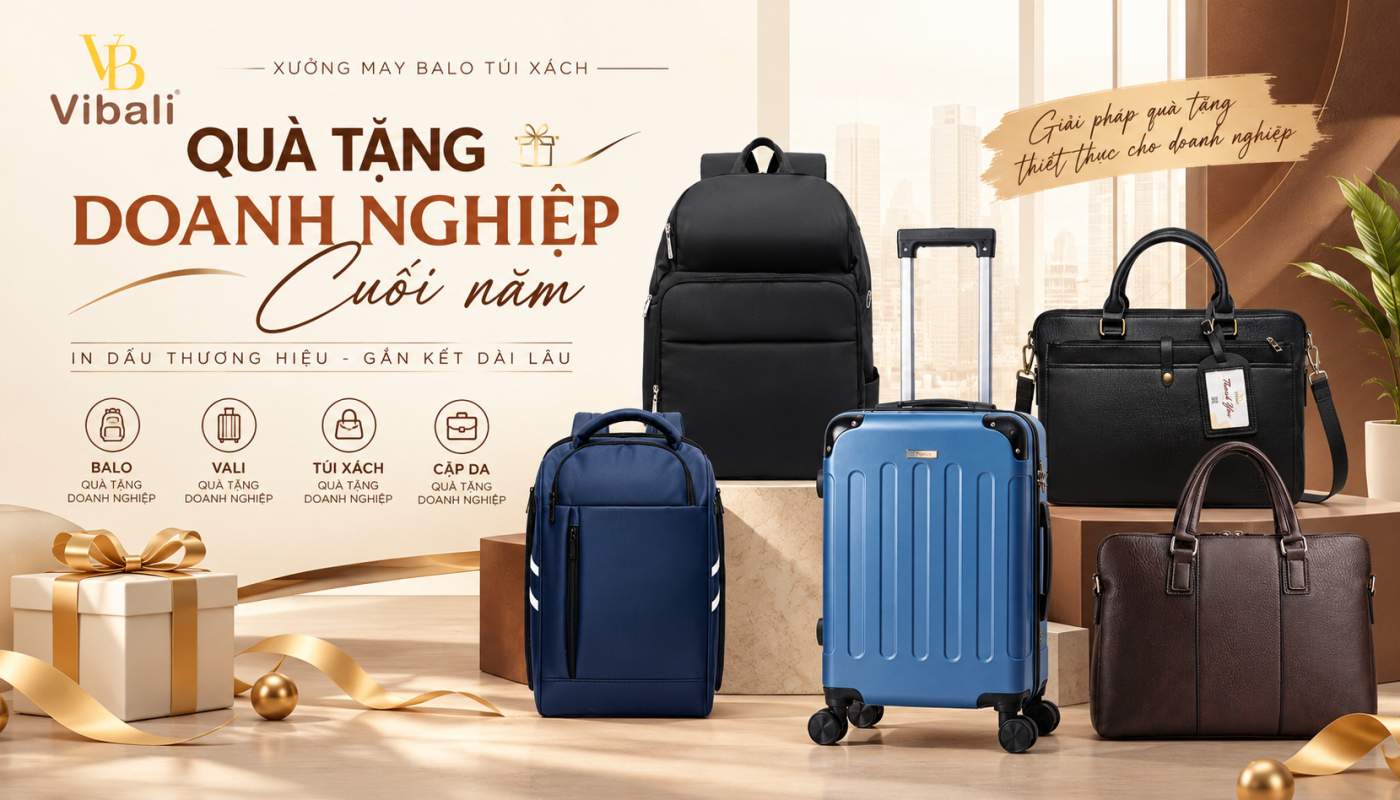 Quà Tặng Doanh Nghiệp Cuối Năm | Balo, Vali, Túi Xách In Logo Quà Tặng Doanh Nghiệp Cuối Năm | Balo, Vali, Túi Xách In Logo