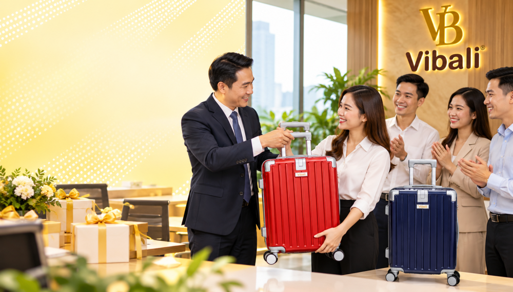 Túi Xách – Vali Quà Tặng Doanh Nghiệp In Logo Từ 50 Cái Túi xách và vali Vibali – lựa chọn thiết thực cho quà tặng doanh nghiệp.